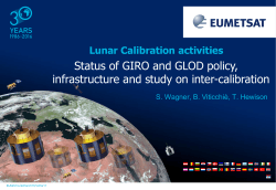Second Lunar Calibration Workshop