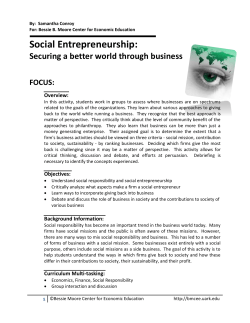 The Entrepreneur Next Door