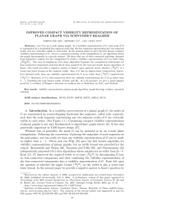 IMPROVED COMPACT VISIBILITY REPRESENTATION OF