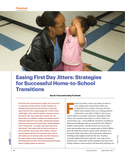 Easing First Day Jitters: Strategies for Successful Home-to