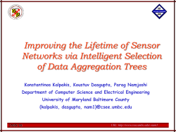 Efficient Algorithms for Maximum Lifetime Data