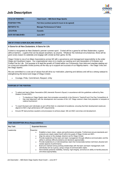 Job Description Template