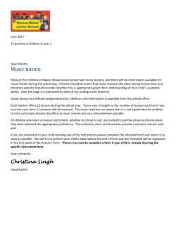 recorder - Nascot Wood Junior School