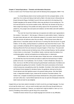Chapter 5: Textual Equivalence &ndash; Thematic and Information