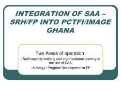 integration of saa into pctfi/image