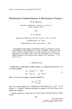 Polyharmonic Cardinal Splines: A Minimization Pro