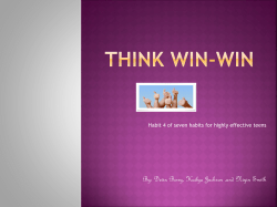 Think Win-Win