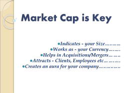 Market Cap is Key