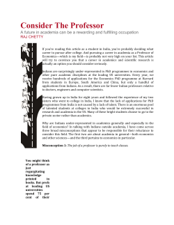 Consider The Professor