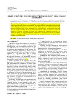 Instructions for Authors - Journal Proceedings in Manufacturing