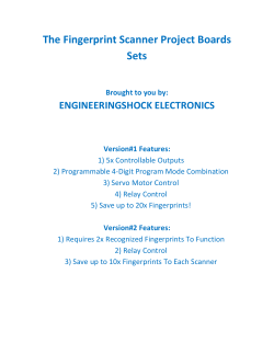 The Fingerprint Scanner Connectors