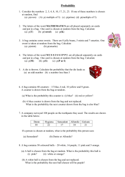 Probability - Rosshall Academy