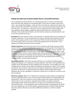 Putting Your Best Face Forward: Simple Tips for a