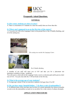 Frequently Asked Questions for students