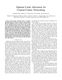 Optimal Cache Allocation for Content
