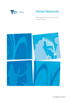 Managing Surplus Employees Public Service