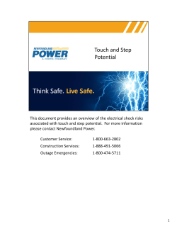 Touch and Step Potential