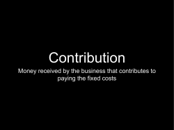 Contribution
