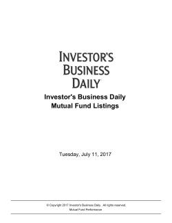 Mutual Fund Performance - Investors.com
