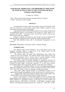 STOCHASTIC MODELLING AND PROBABILITY RISK