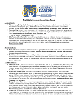 your Crew Team Descriptions - RideToVictory .org