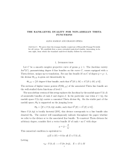THE RANK-LEVEL DUALITY FOR NON