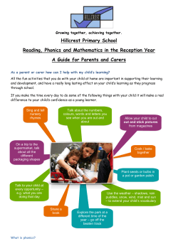 As a parent or carer how can I help with my child`s learning?