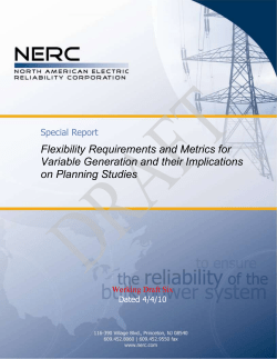 Appendix: Examples of Variable Generation Integration