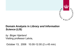 Domain-analysis