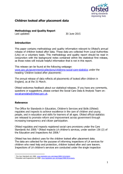 Quality report template