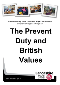 Fundamental British Values and the Prevent Duty