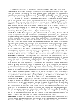 Use and interpretation of probability expressions under