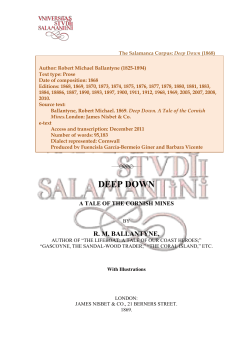 deep down a tale of the cornish mines