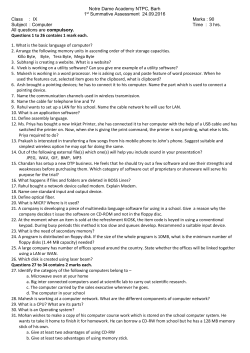 I, 2016-17 MATHEMATICS Class