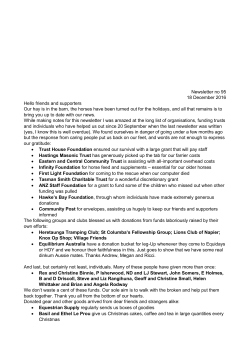 Here is our latest newsletter. Check out our recent news - Leg