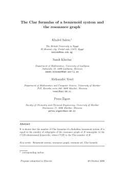 The Clar formulas of a benzenoid system and the resonance graph