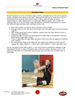 Forearm Pass