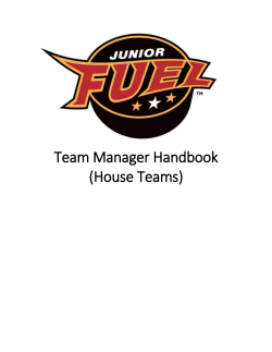 House Team Manager Handbook