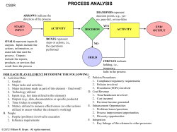 CSSR Process Analysis