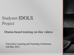Studynet IDOLS Project