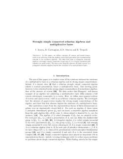 Strongly simply connected schurian algebras and multiplicative bases