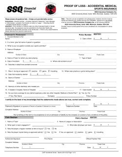 proof of loss - Armstrong
