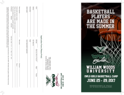 Basketball Players are made in the sUMMER