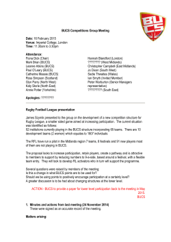 Competitions Group Minutes for 16/02/2015