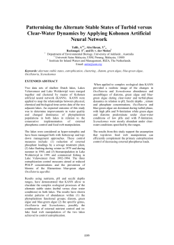 Patternising the Alternate Stable States of Turbid versus