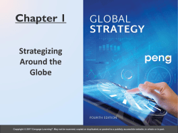 Global Strategy 1e. - Michael Peng