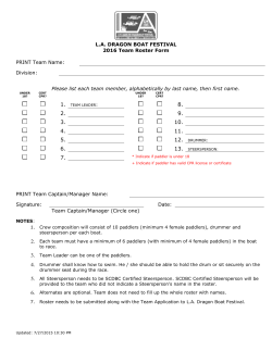 Team Name - LA Dragon Boat