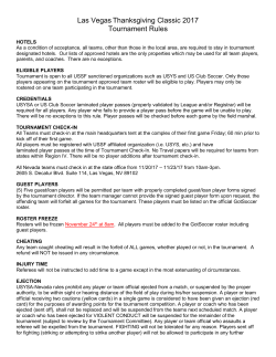 LVTC Rules - Las Vegas Thanksgiving Classic