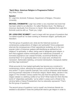 So this liberal re-imagining of the interior life and its fruits had