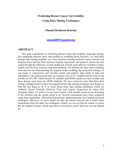 Predicting-Breast-Cancer-Survivability